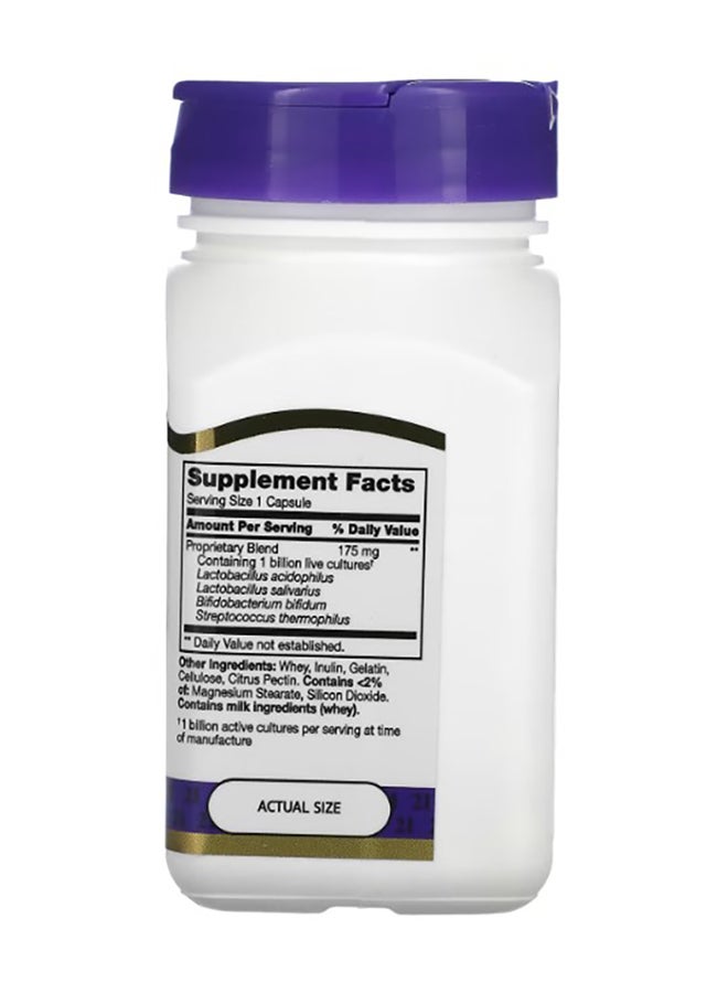 القرن الحادي والعشرون مزيج بروبيوتيك الأسيدوفيلس - 100 كبسولة - Image 2